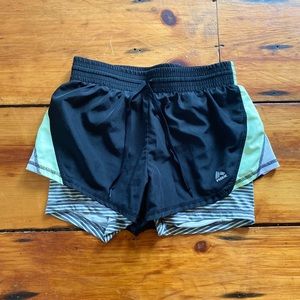 RBX XDRI green and black shorts